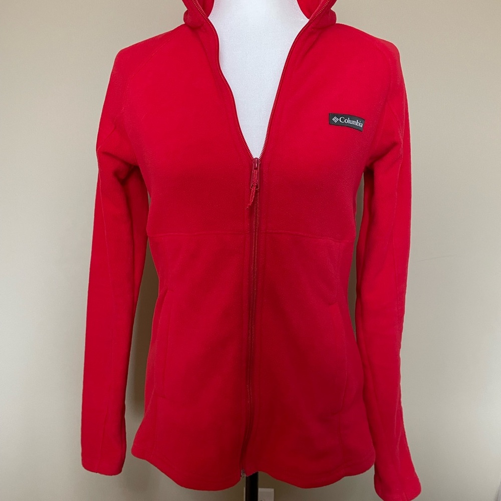 COPY - Red fleece Columbia jacket
